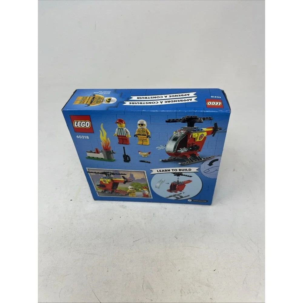 LEGO City ~ Fire Helicopter 60318 ~ Building Toy Playset 53 Pcs Sealed BNIB